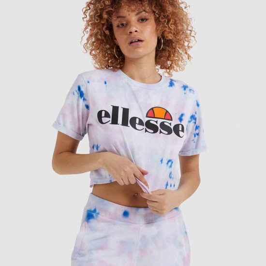 Ellesse Γυναικεία κοντομάνικη μπλούζα Alberta Tie Dye cropped Tee
